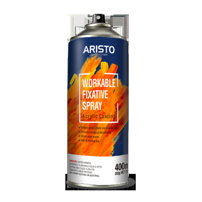 Skoncentrowana dysza Workable Fixative Spray Męski zawór Aristo 400ml na płótno