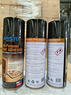 Przejrzysty wielofunkcyjny klejnot do spryskowania o zawartości mniej niż 30% Voc w puszkach o pojemności 350 g i objętości 500 ml