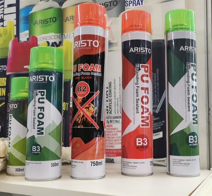 Dźwiękochłonny spray z pianki PU do izolacji 300 ml / 500 ml / 750 ml OEM